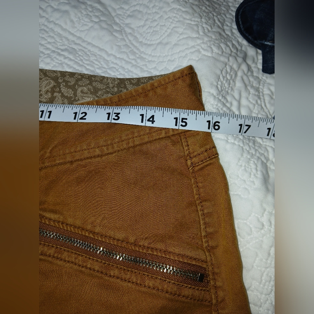 Athleta Mustard Yellow Dipper Cargo Pants Size 6 - Picture 8 of 8